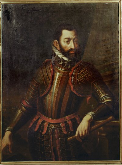 Count Adolf Schwarzenberg Who Recaptured the Fortress of Gyoer, Hungary, from the Turks in 1594 by German School