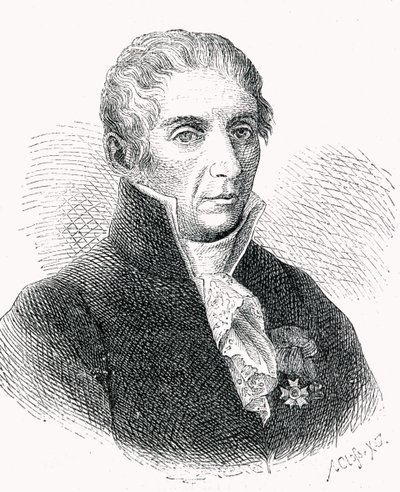 Count Alessandro Volta by German School