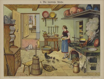 Country kitchen by German School