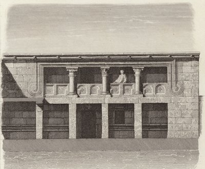 Courtyard of an Ancient Greek house in Central Syria (Illustration for Bilder-Atlas) by German School
