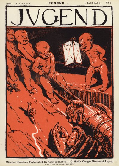 Cover illustration for Jugend magazine by German School