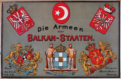 Cover of Brochure on the Armies of the Balkan States, c.1912 by German School