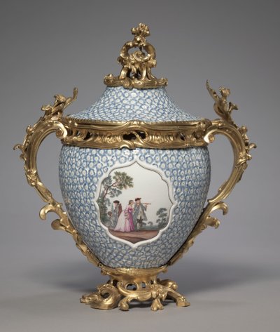 Covered Vase by German School