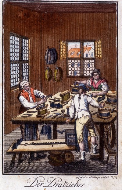 Craft Craft: The Gold Shooter in His Workshop by German School