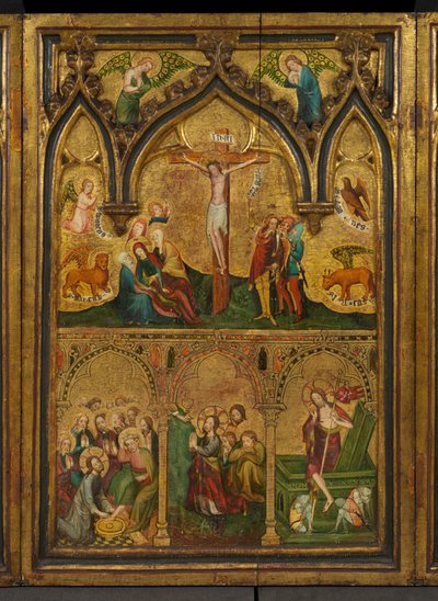 Crucifixion Triptych (formerly known as the Estouteville Triptych) (central panel) by German School