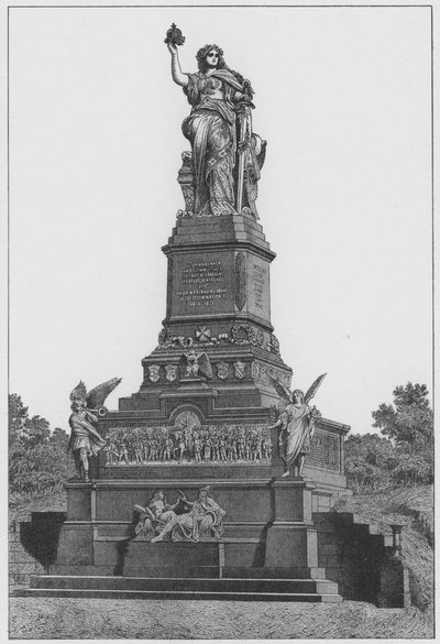 The National Monument on the Niederwald by German School