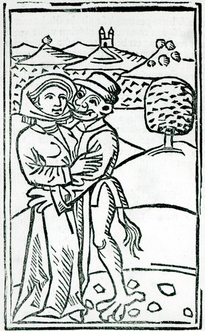 Demon Making Love to a Witch by German School