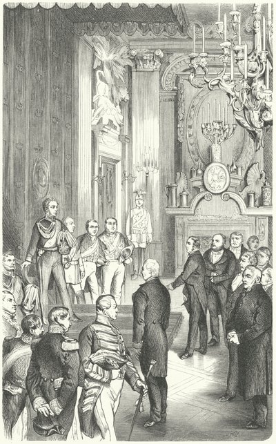Deputation from the Frankfurt Parliament Offering King Frederick William IV the Crown of Germany, 1849 by German School