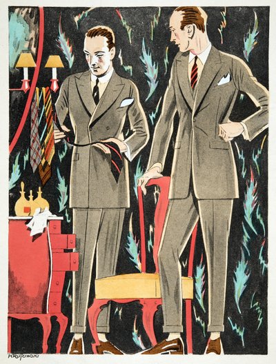 Der Arbiter, outfits by Fasskessel & Muntmann, from Styl, pub.1922 by German School
