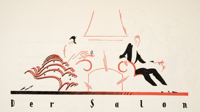 Der Salon from Styl, pub.1922 by German School