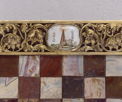 Detail of a Chess Board by German School