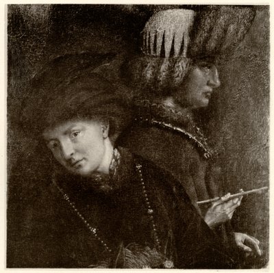 The Brothers Van Eyck, Hubert van Eyck (1366 - 1426), Jan van Eyck (1386 - 1440) (1884-90) by German School
