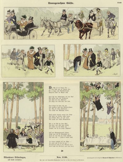 Disagreeable Guests by German School