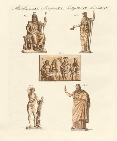 Divinities of the Greeks and Romans by German School