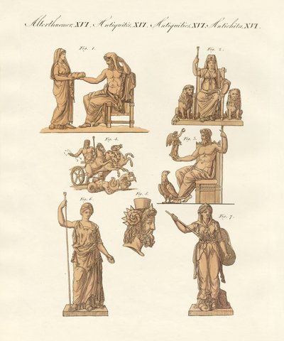Divinities of the Greeks and Romans by German School