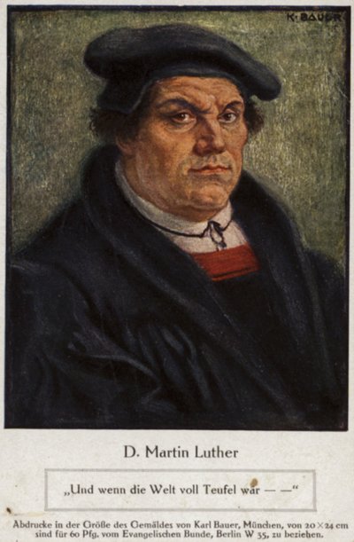 Dr. Martin Luther by German School