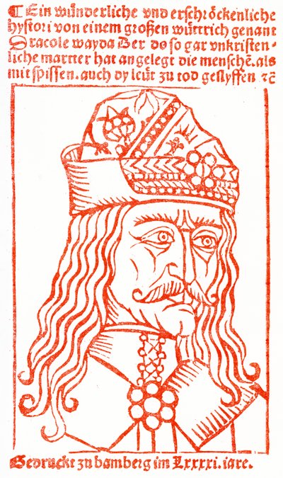 Dracula (Vlad Tepes), 1491 by German School