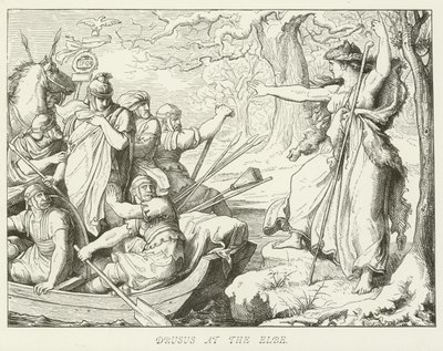 Drusus at the Elbe by German School