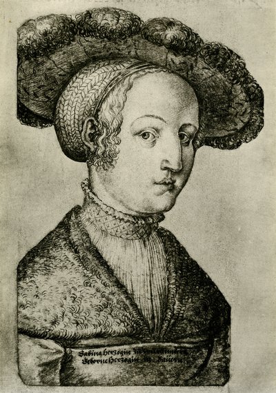 Duchess Sabina of Württemberg by German School