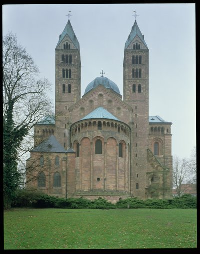 East end of Speyer Cathedral, begun 1030 by German School