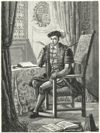 Edward VI, King of England (engraving) by German School