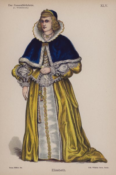 Elisabeth, from Der Generalfeldoberst by Ernst von Wildenbruch by German School