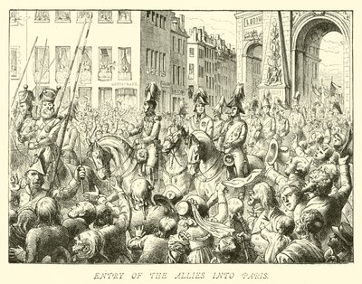 Entry of the Allies into Paris by German School
