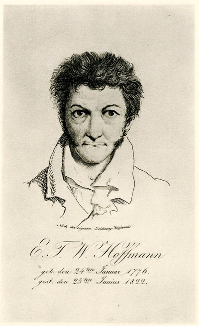 Ernst Theodor Amadeus Hoffmann (1776-1822) by German School