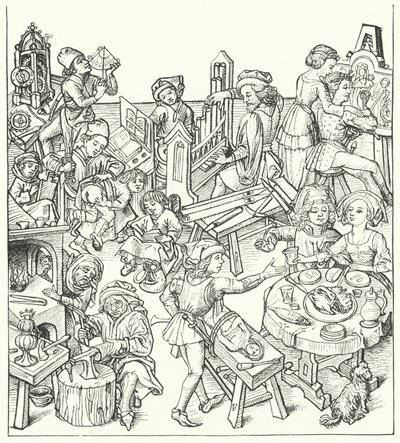 Everyday Life in 15th Century Germany by German School
