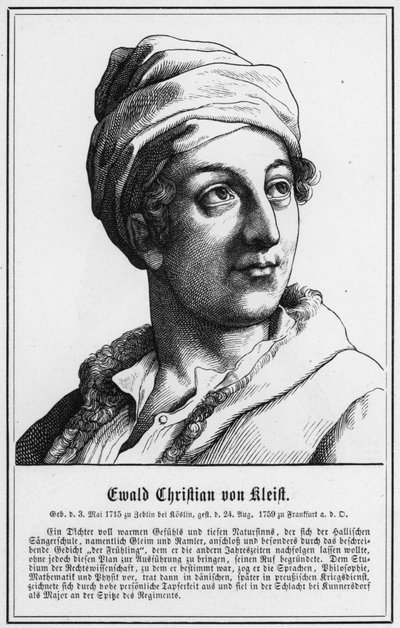 Ewald Christian von Kleist by German School