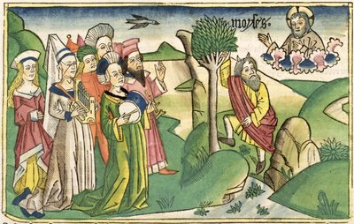 Exodus 15:1-19 The Song of Moses, from the Nuremberg Bible by German School