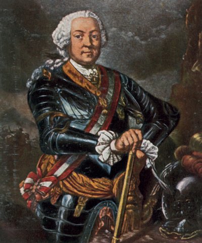 Field Marshal Daun by German School