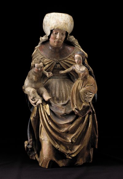 Figural group of Anna Selbdritt, Swabia by German School