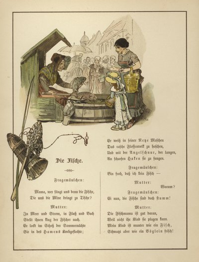 Fishmonger by German School
