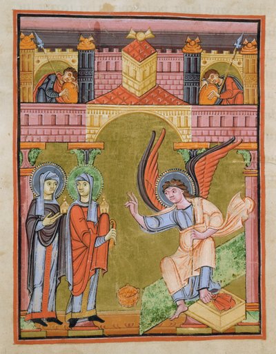 From the Reichenau School Evangeliary, Codex F. II. 1 by German School
