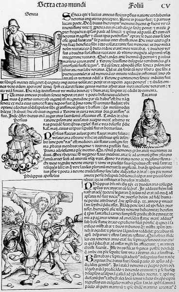 Folio CV, from Liber Chronicarum by Hartmann Schedel, 1493 by German School