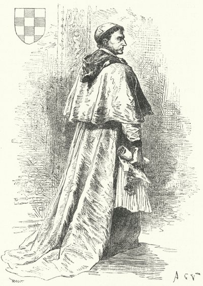 Francisco Jimenez de Cisneros, Spanish cardinal and statesman (engraving) by German School