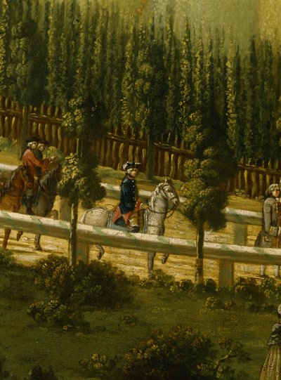 Frederick the Great on Horseback in the Maulbeerallee near Sanssouci by German School