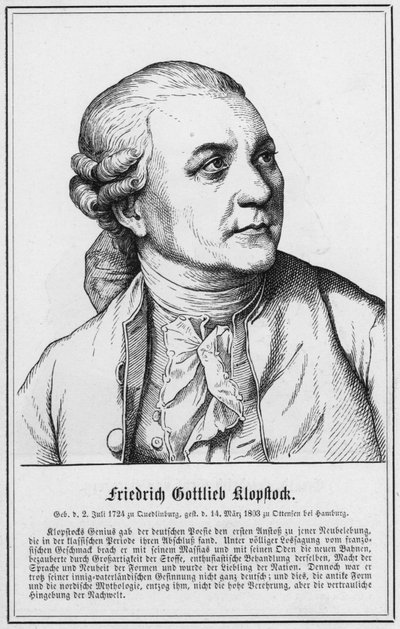 Friedrich Gottlieb Klopstock by German School
