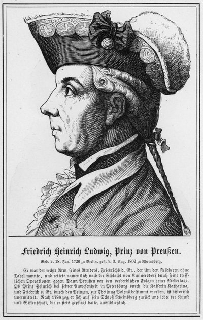 Friedrich Heinrich Ludwig, Prince of Prussia by German School