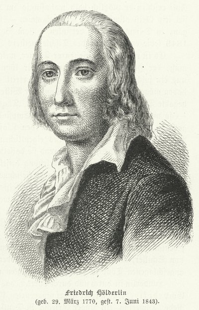 Friedrich Hoelderlin, German Poet and Philosopher by German School