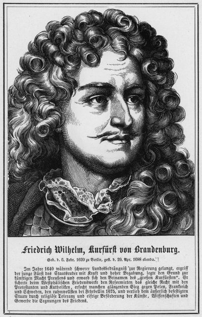Friedrich Wilhelm, Kurfurst von Brandenburg by German School