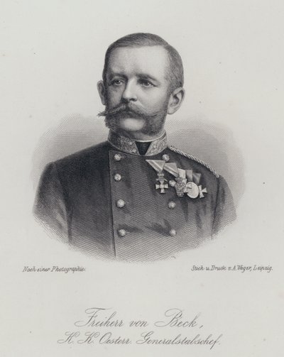 Friedrich von Beck-Rzikowsky, Austrian general by German School
