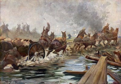 From an Eastern Front, Munition Transport by German School
