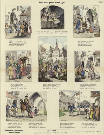 From the Good Old Days by German School