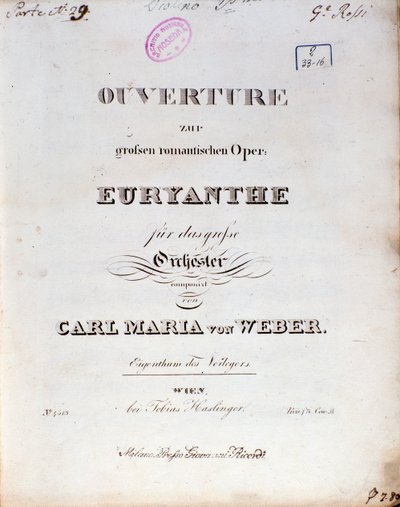 Frontispiece from the opera 