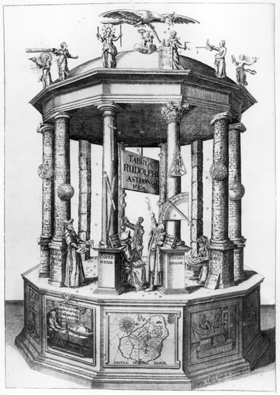 Frontispiece to The Rudolphine Tables Compiled by Johannes Kepler, Published in 1627 by German School