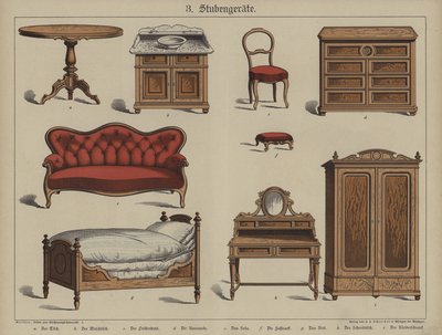 Furniture by German School