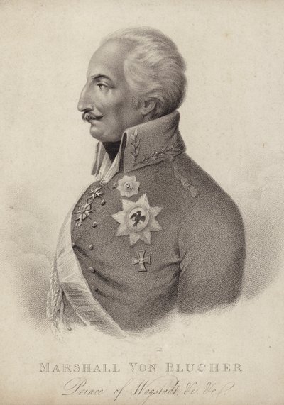 Gebhard von Blucher, Prussian Field Marshal by German School