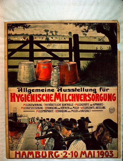 General Exhibition for Sanitary Milk Supply, 1903 by German School